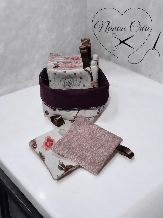 Ensemble lingettes lavable