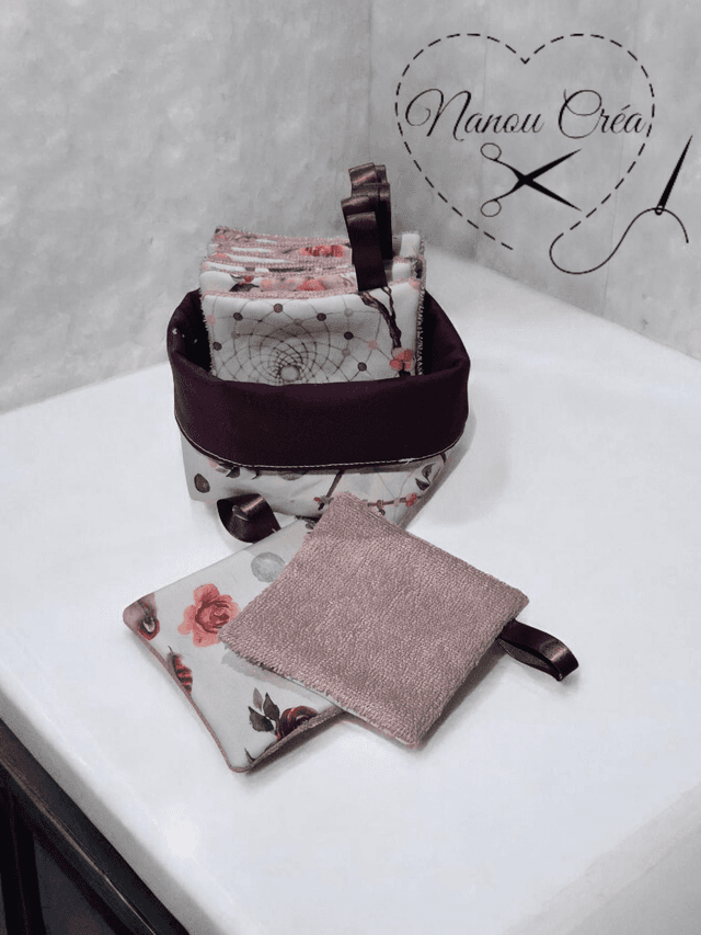 Ensemble lingettes lavable